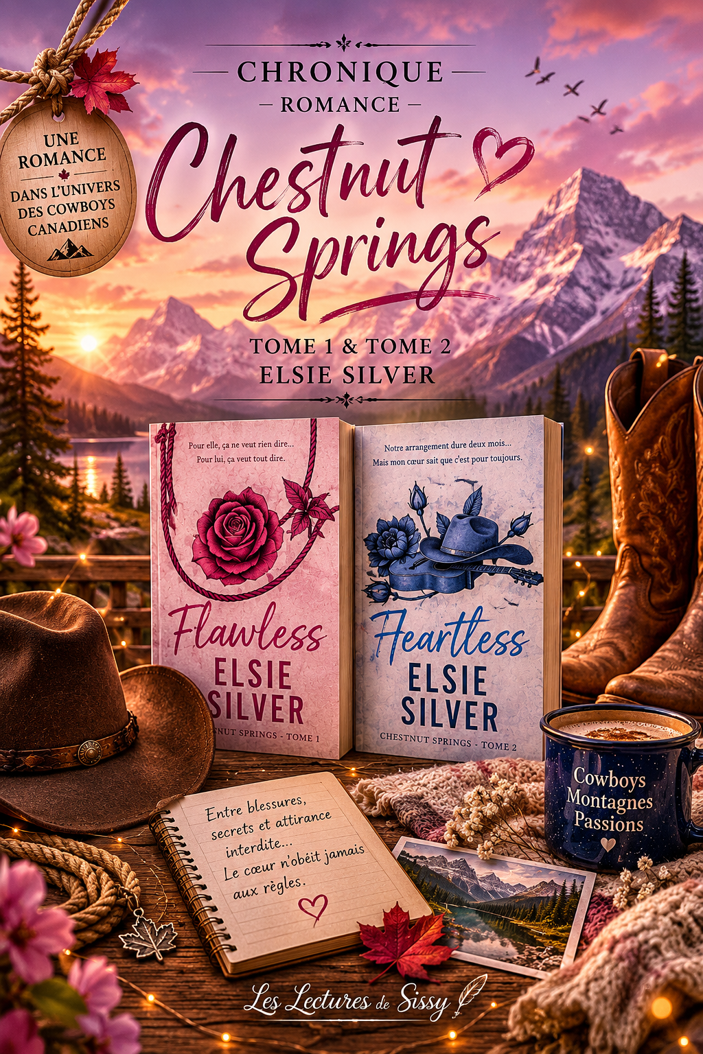 Chestnut Springs (Tomes 1 & 2) d&rsquo;Elsie Silver – Quand les Rocheuses canadiennes se transforment en terrain de jeu émotionnel